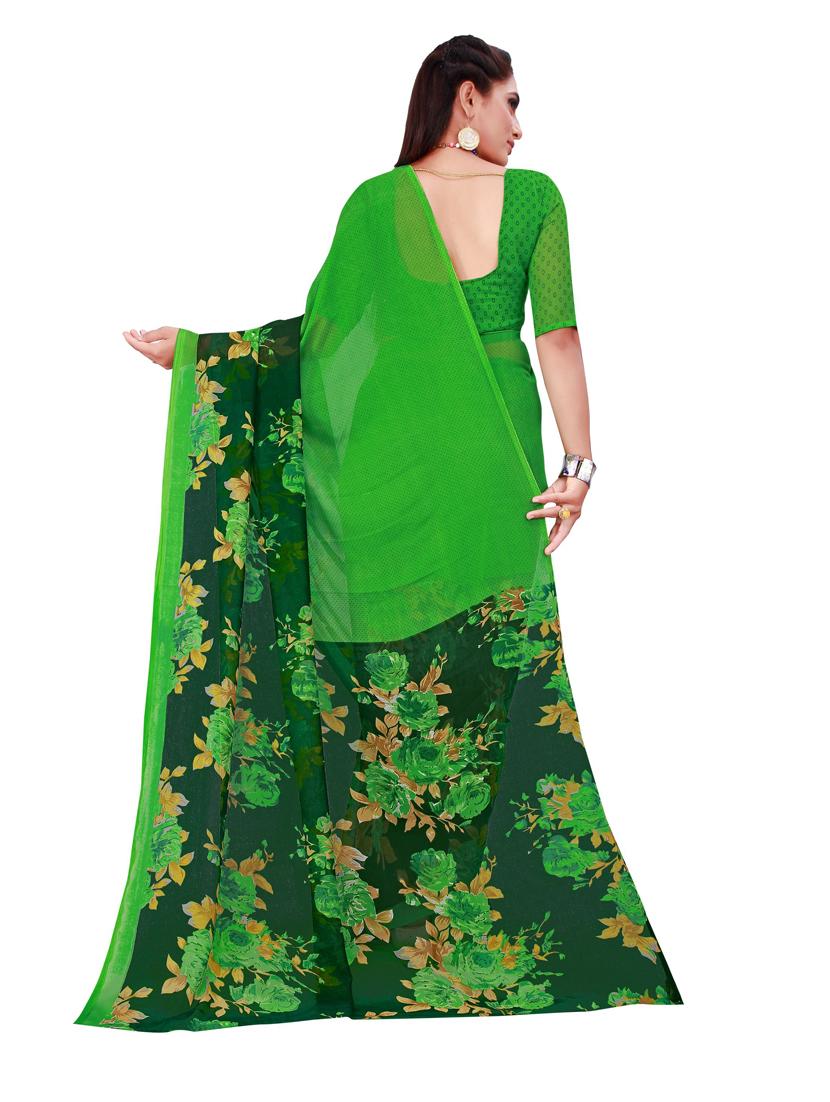 women's saree combo with blouse - 18742157 - Standard Image - 3
