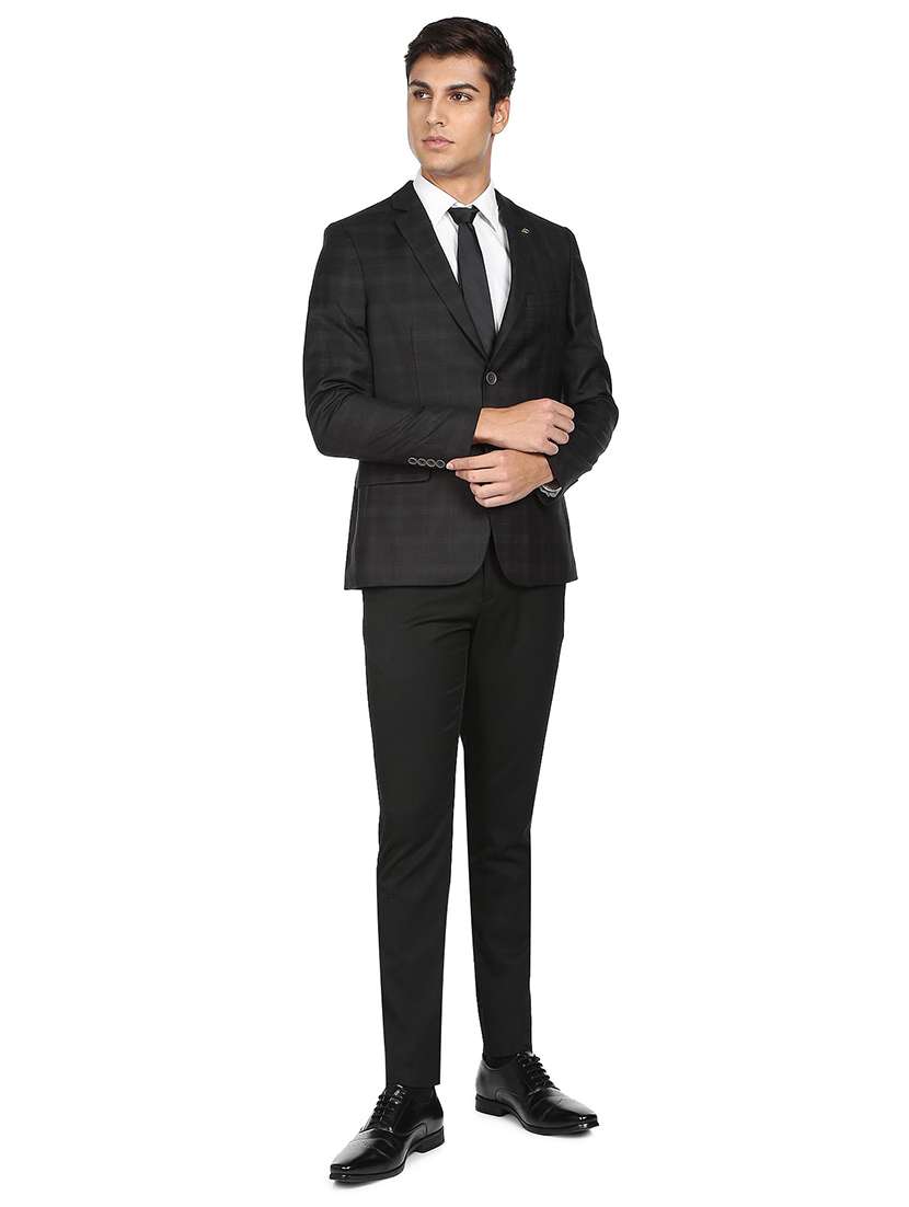 black checked formal blazer - 18742786 -  Standard Image - 3