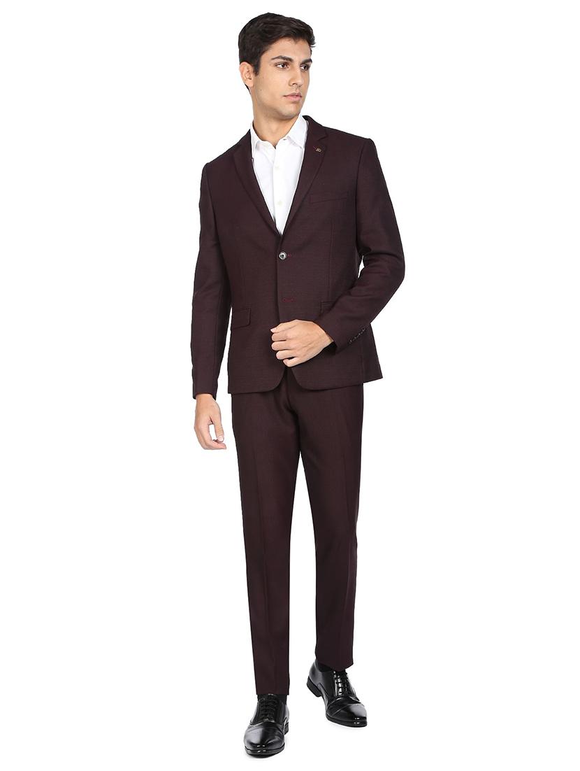 red solid formal blazer - 18742944 - Zoom Image - 0