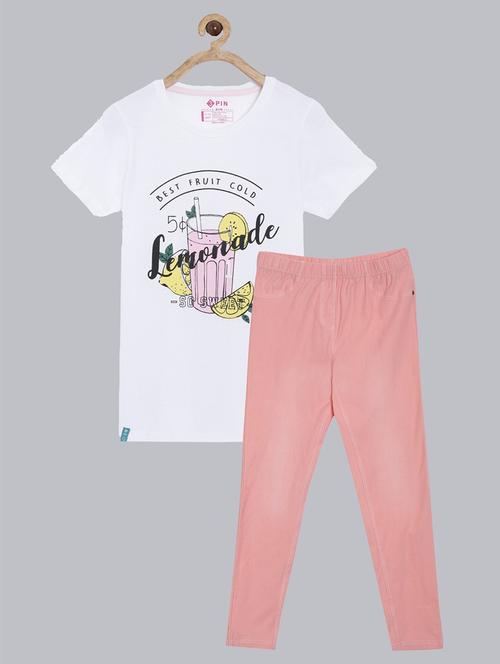 kids round neck printed full length set - 18750909 - Standard Image - 0