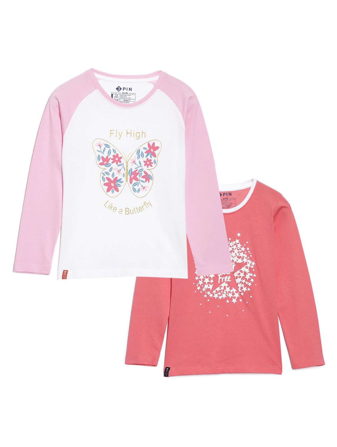 multi coloured printed dungree