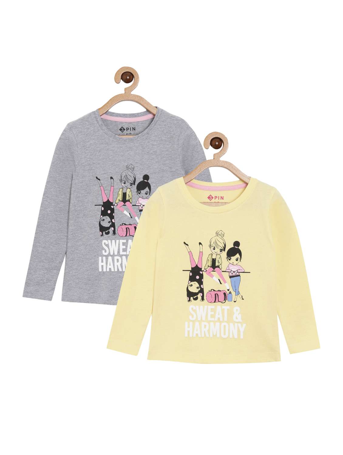 pack of 2 multi colored printed t-shirt - 18751027 -  Zoom Image - 0