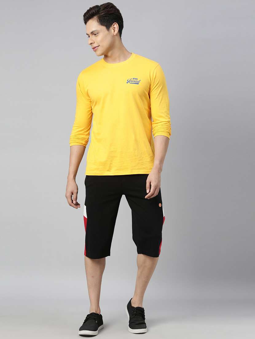 men color block mid rise bermuda shorts - 18751039 - Standard Image - 3