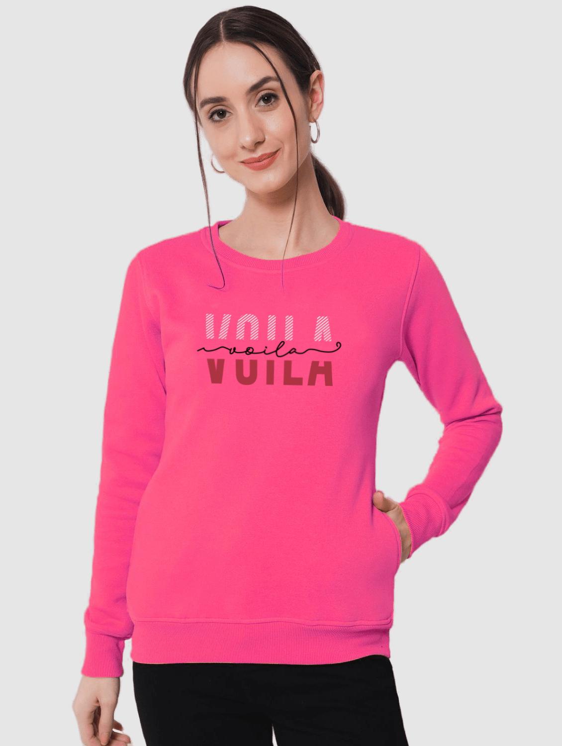 chest printed regular sweatshirt - 18751040 -  Zoom Image - 0