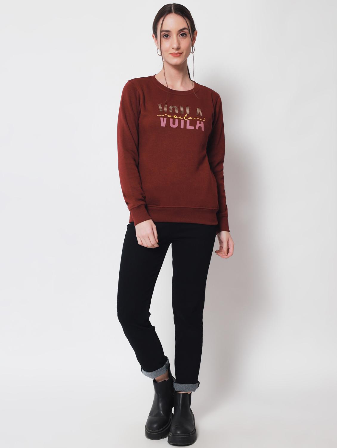 chest printed regular sweatshirt - 18751041 - Standard Image - 3