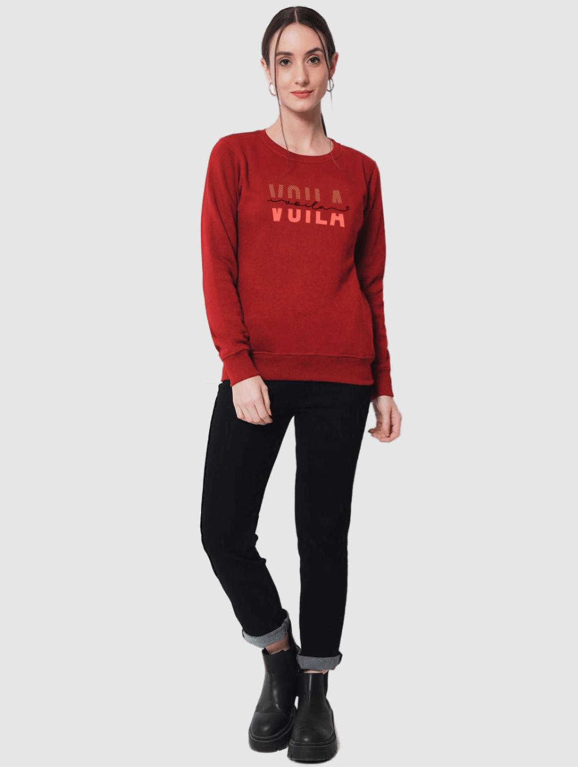 chest printed regular sweatshirt - 18751042 - Standard Image - 3