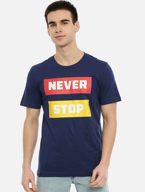 round neck printed regular tee - 18751051 -  Standard Image - 0