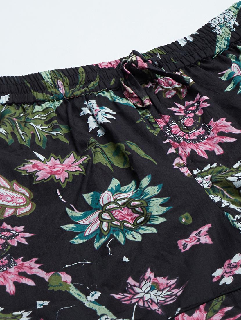 printed nightwear shorts set - 18754248 - Standard Image - 3