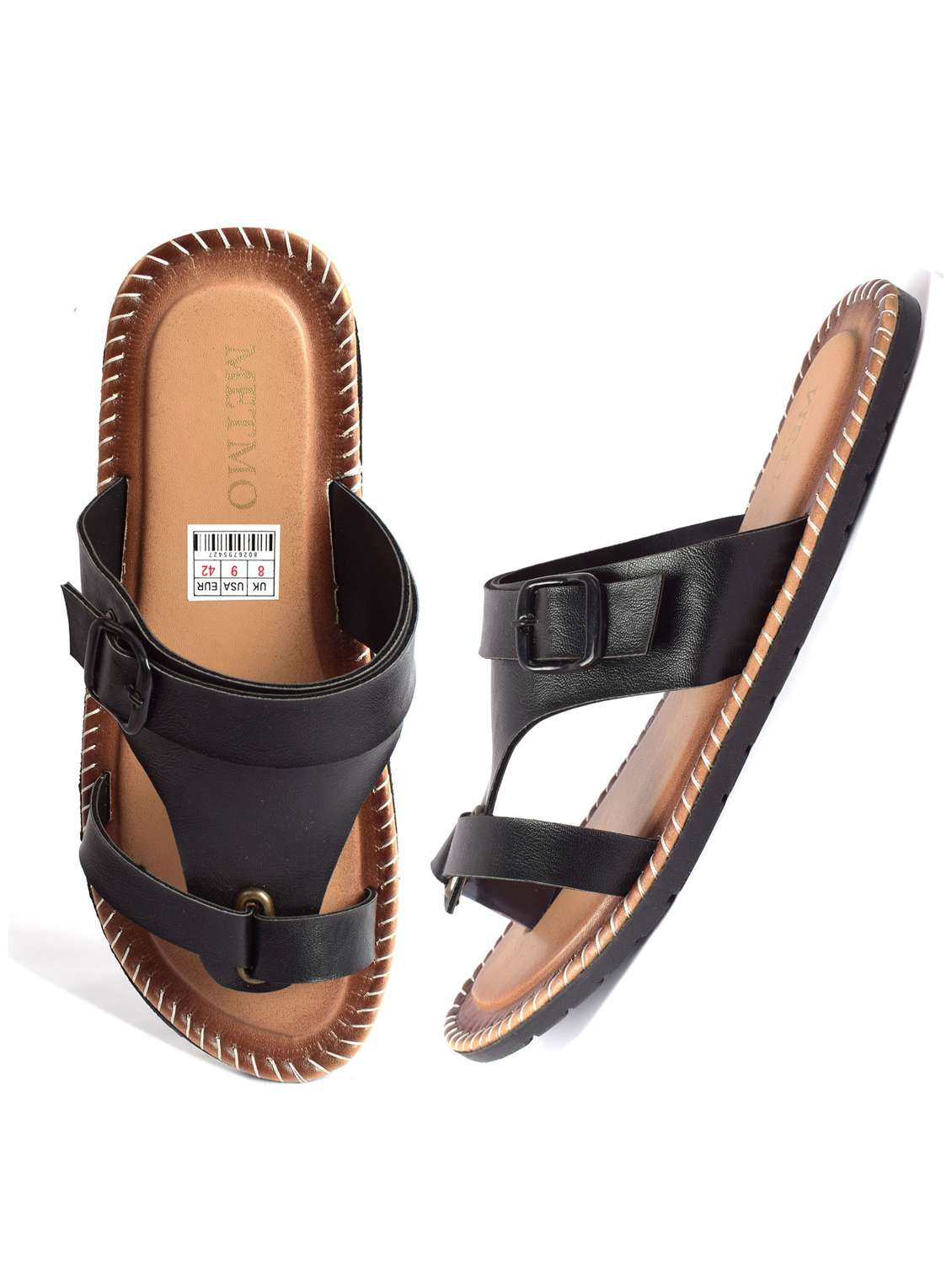 Black Slip On Sandal - 18754320 -  Standard Image - 3