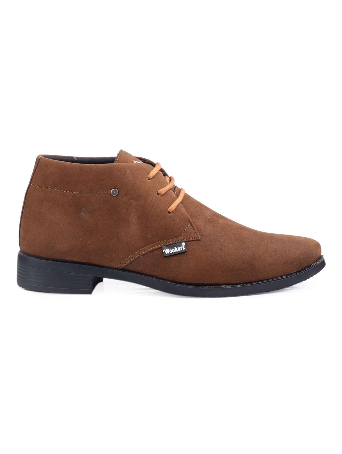 mens brown lace up casual shoe - 18757572 - Standard Image - 3