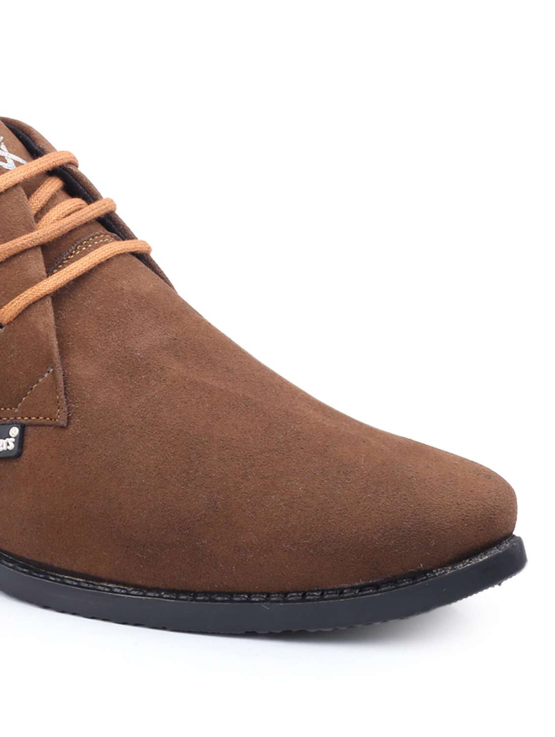 mens brown lace up casual shoe - 18757572 - Standard Image - 5