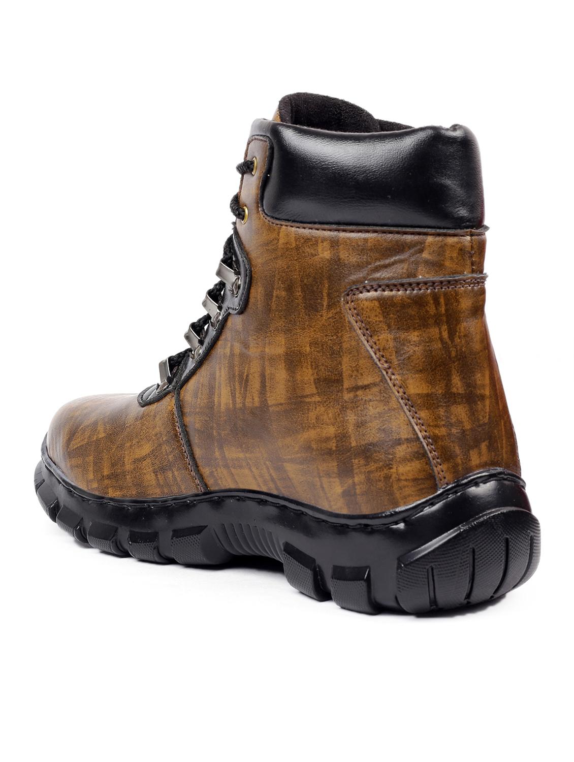 brown pvc lace up shoes - 18757705 - Standard Image - 3