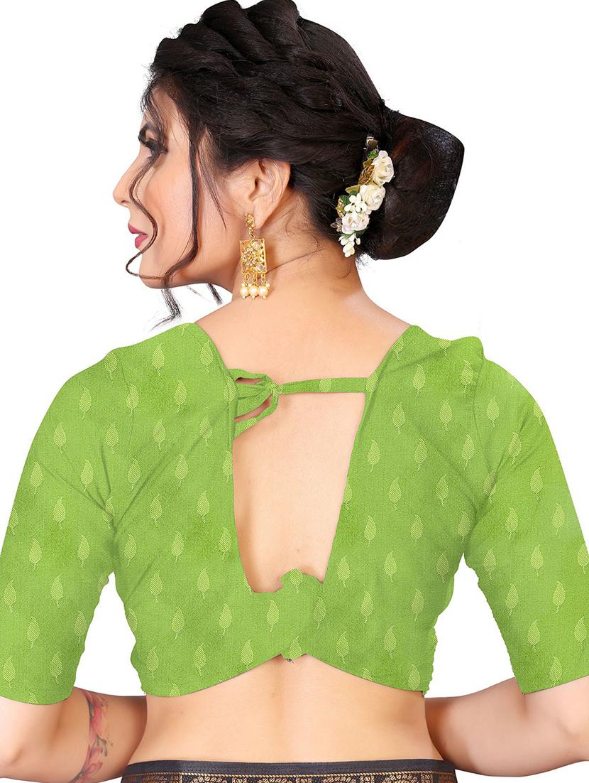 zari work self design saree - 18758152 - Standard Image - 3