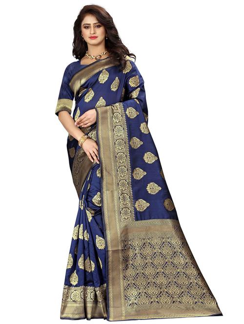 ethnic banarasi saree with blouse - 18758406 -  Standard Image - 0