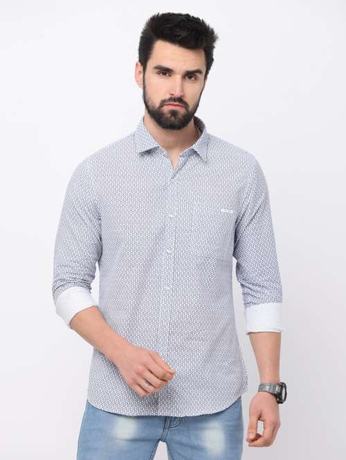long sleeved printed casual shirt - 18758751 -  Standard Image - 0