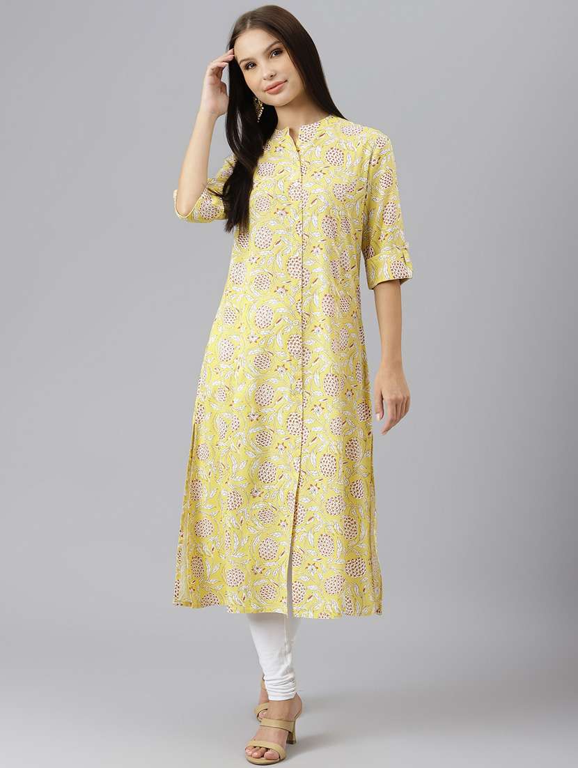 women's front slit kurta