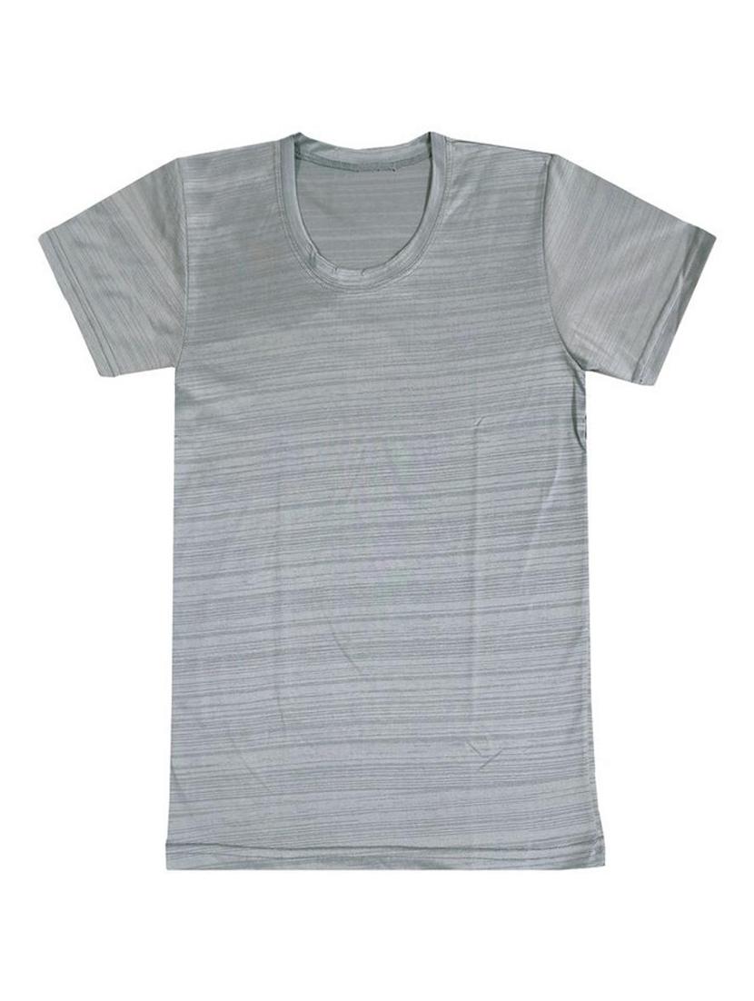 boys round neck solid t-shirt - 18759850 -  Zoom Image - 0