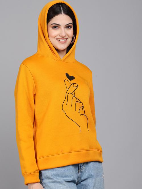 hooded neck graphic sweatshirt - 18760573 - Standard Image - 0