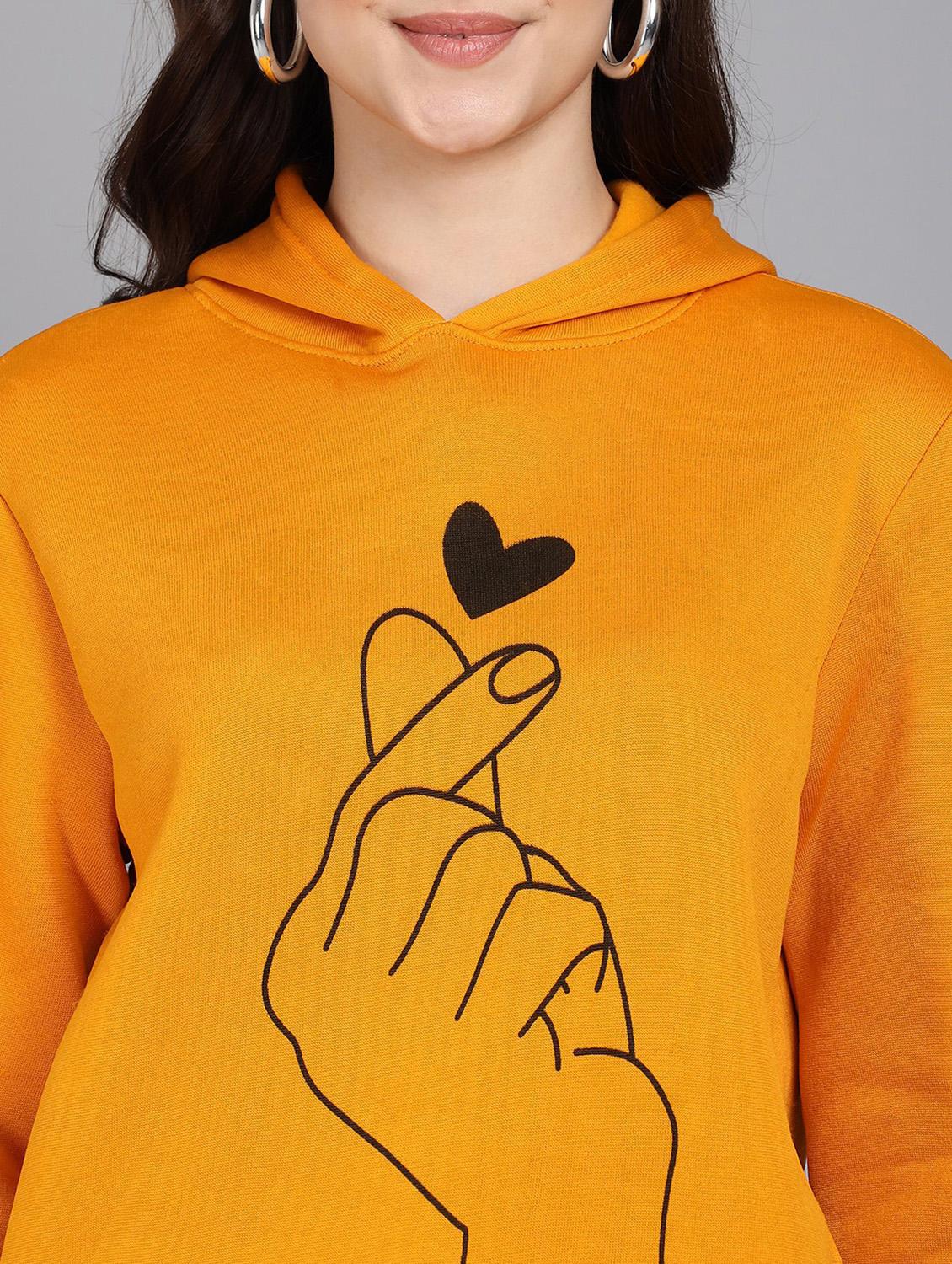 hooded neck graphic sweatshirt - 18760573 - Standard Image - 3