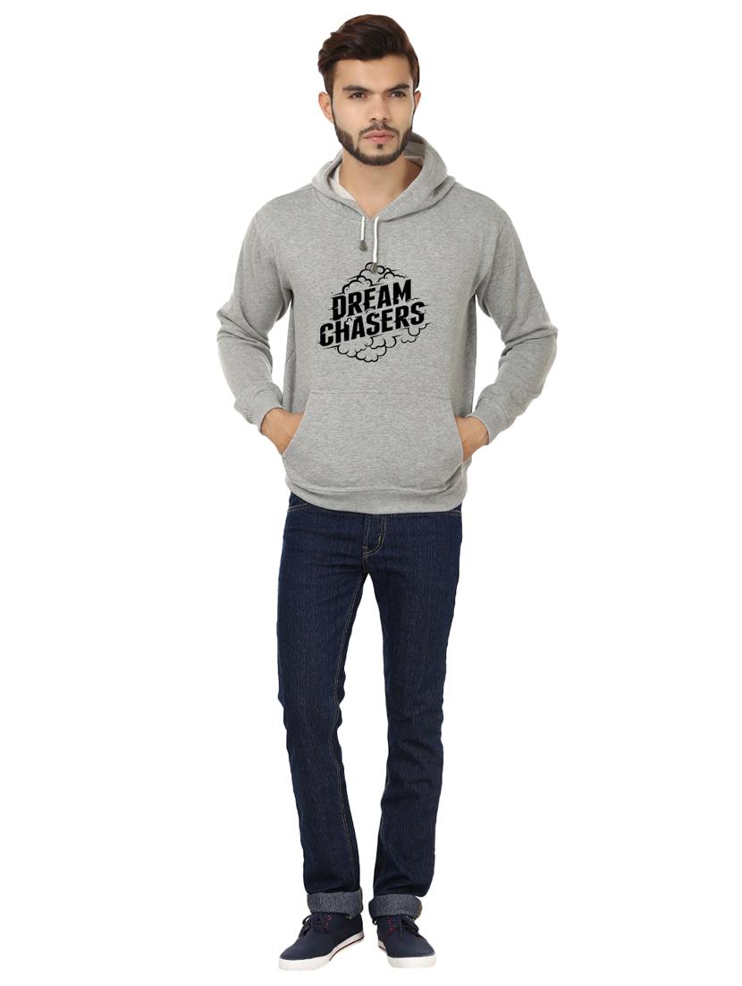 mens front print sweatshirt - 18760597 - Standard Image - 3