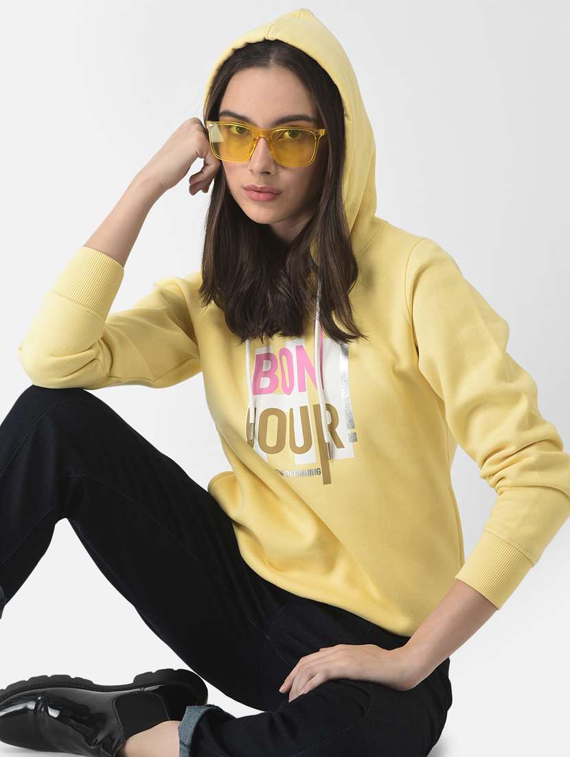 women's chest print sweatshirt - 18765059 -  Standard Image - 3