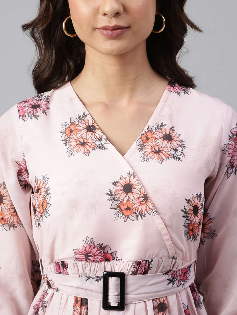 Women's Fit & Flare Floral Dress - 18765315 -  Standard Image - 5