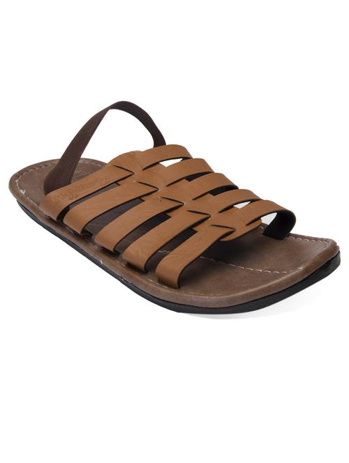 brown slip on sandal - 18765654 -  Standard Image - 0
