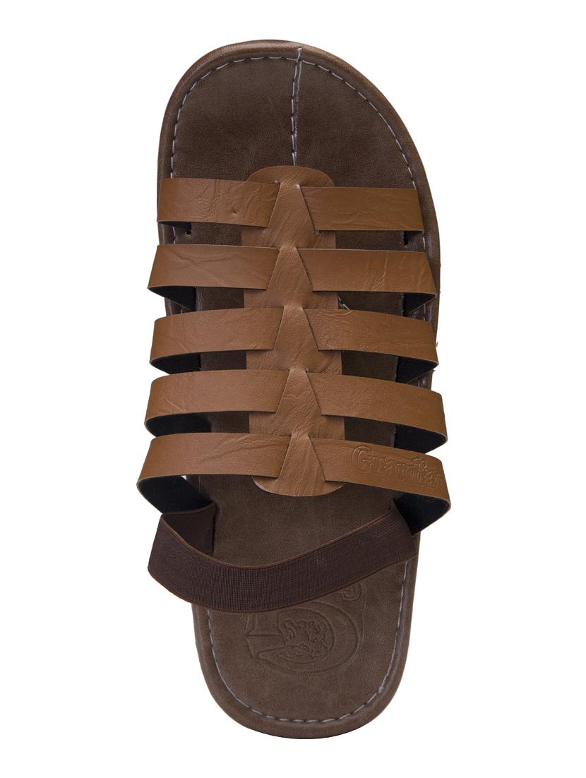 brown slip on sandal - 18765654 - Standard Image - 3