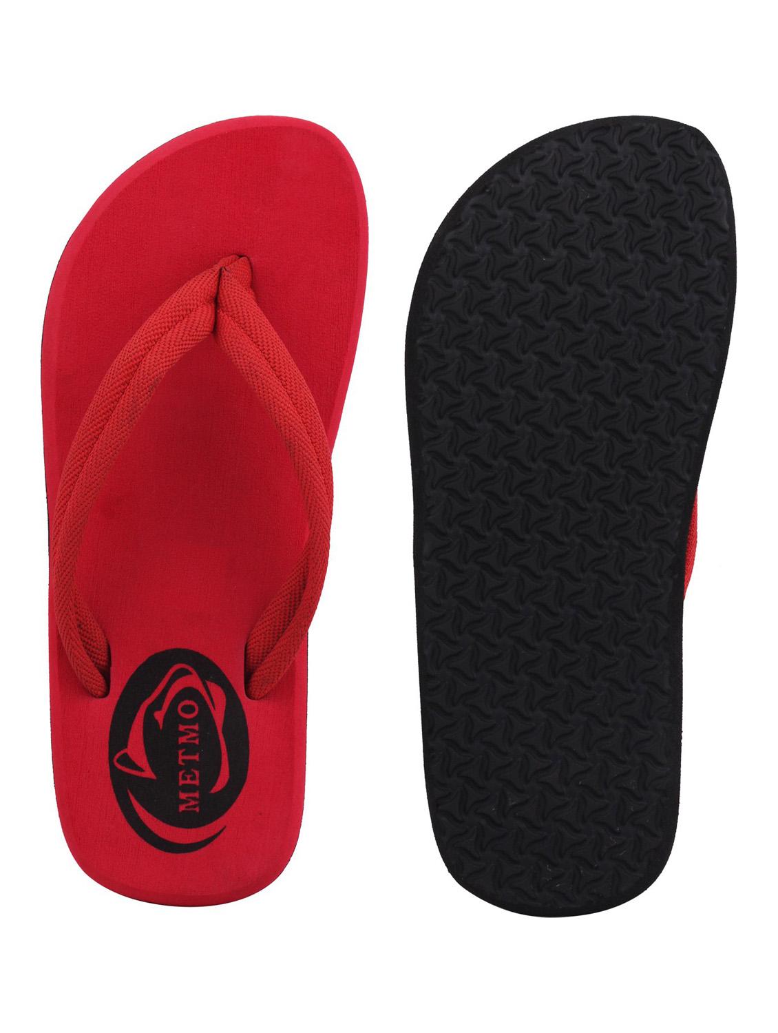 red slip on slipper - 18765673 - Standard Image - 3