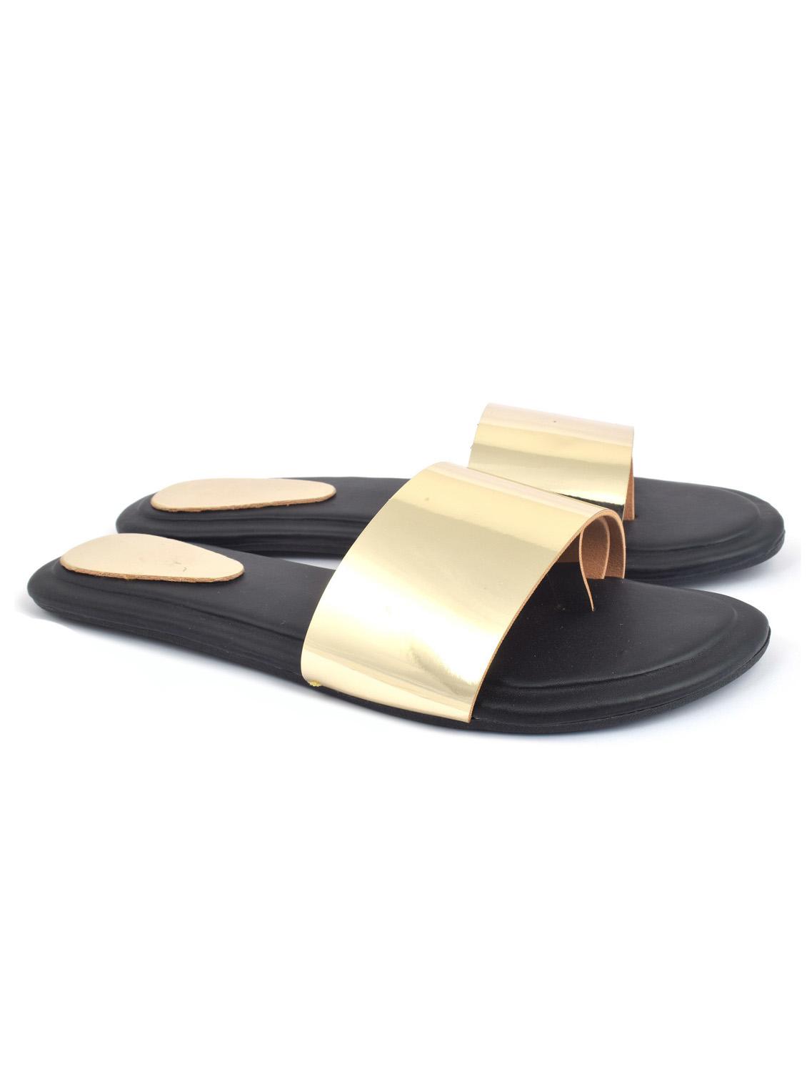 copper slip on sandal - 18765816 - Zoom Image - 0
