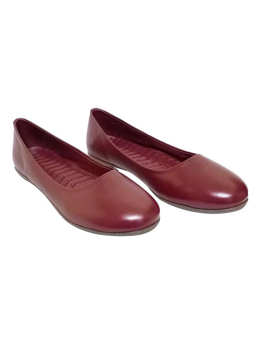 red slip on ballerina - 18766010 -  Zoom Image - 0