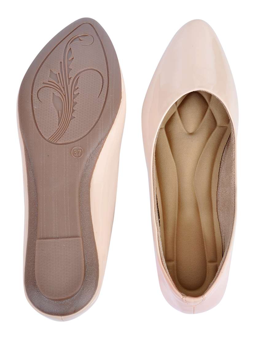 beige slip on ballerina - 18766017 - Standard Image - 3