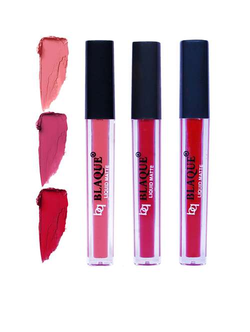 matte liquid lipstick combo of 3 lip color # 107-108-109 - 18766564 -  Standard Image - 0