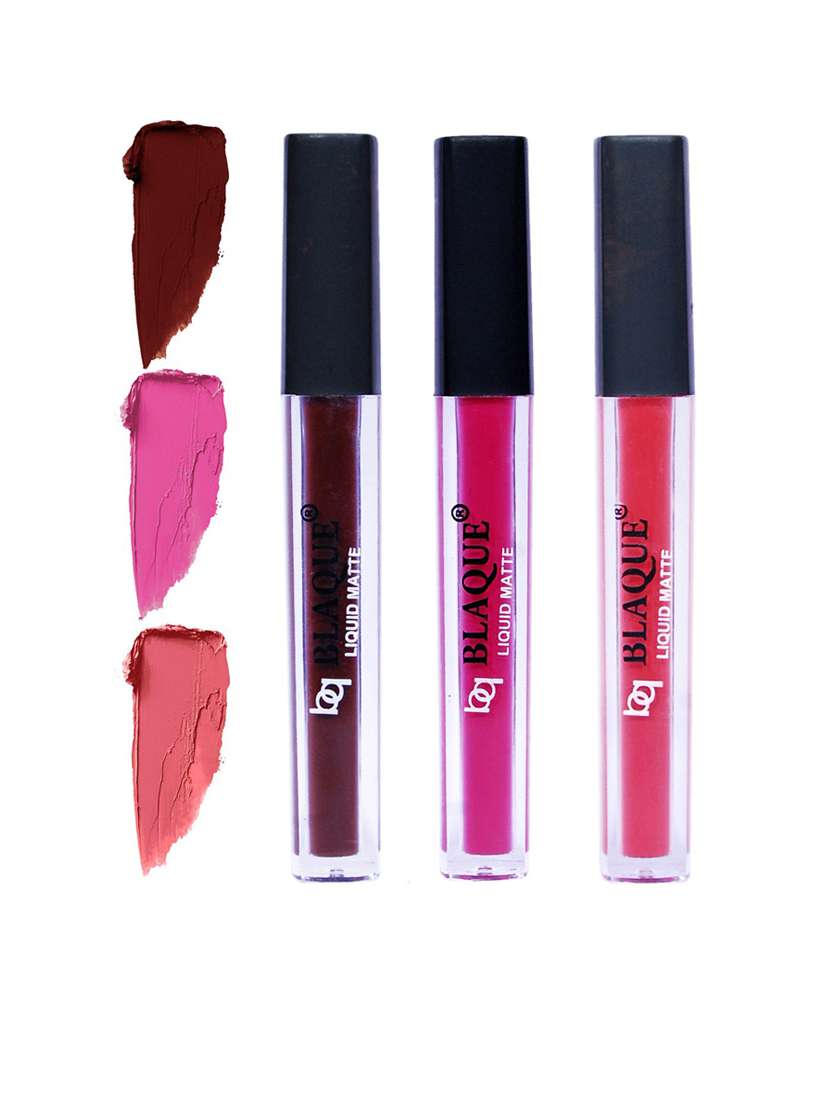 matte liquid lipstick combo of 3 lip color # 106-110-111 - 18766616 - Zoom Image - 0