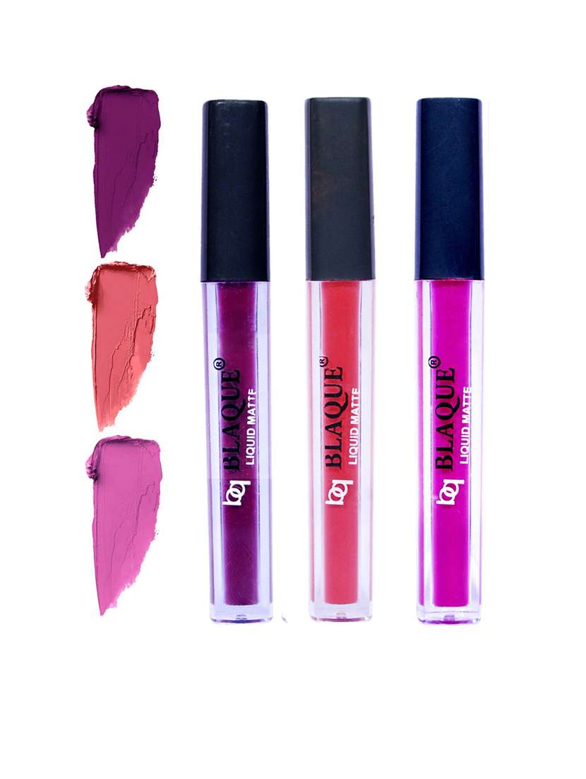 matte liquid lipstick combo of 3 lip color # 103-111-117