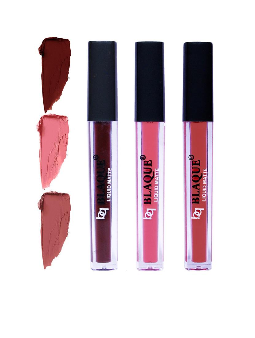 matte liquid lipstick combo of 3 lip color # 106-107-113 - 18766649 - Zoom Image - 0