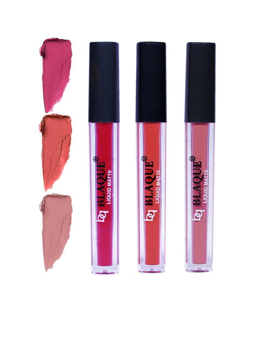 matte liquid lipstick combo of 3 lip color # 108-112-116
