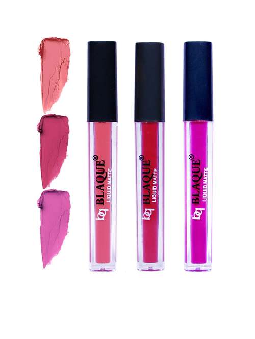 matte liquid lipstick combo of 3 lip color # 107-108-117 - 18766674 -  Standard Image - 0