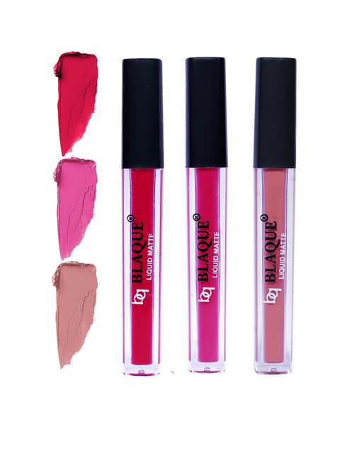matte liquid lipstick combo of 3 lip color # 104-110-116 - 18766676 -  Standard Image - 0