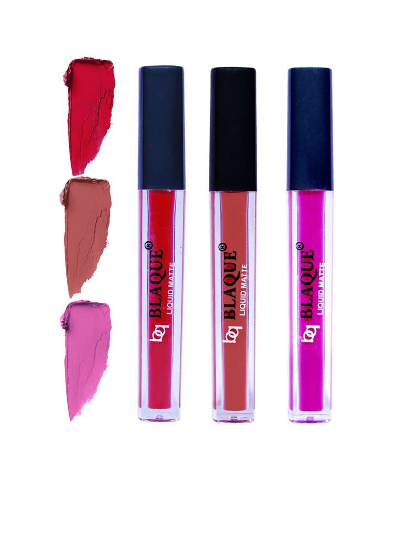 matte liquid lipstick combo of 3 lip color # 109-113-117