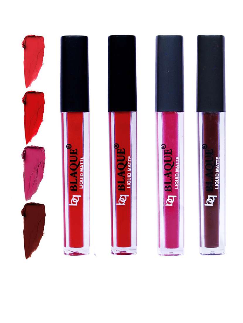 matte liquid lipstick combo of 4 lip color # 101-102-105-106 - 18766890 -  Zoom Image - 0