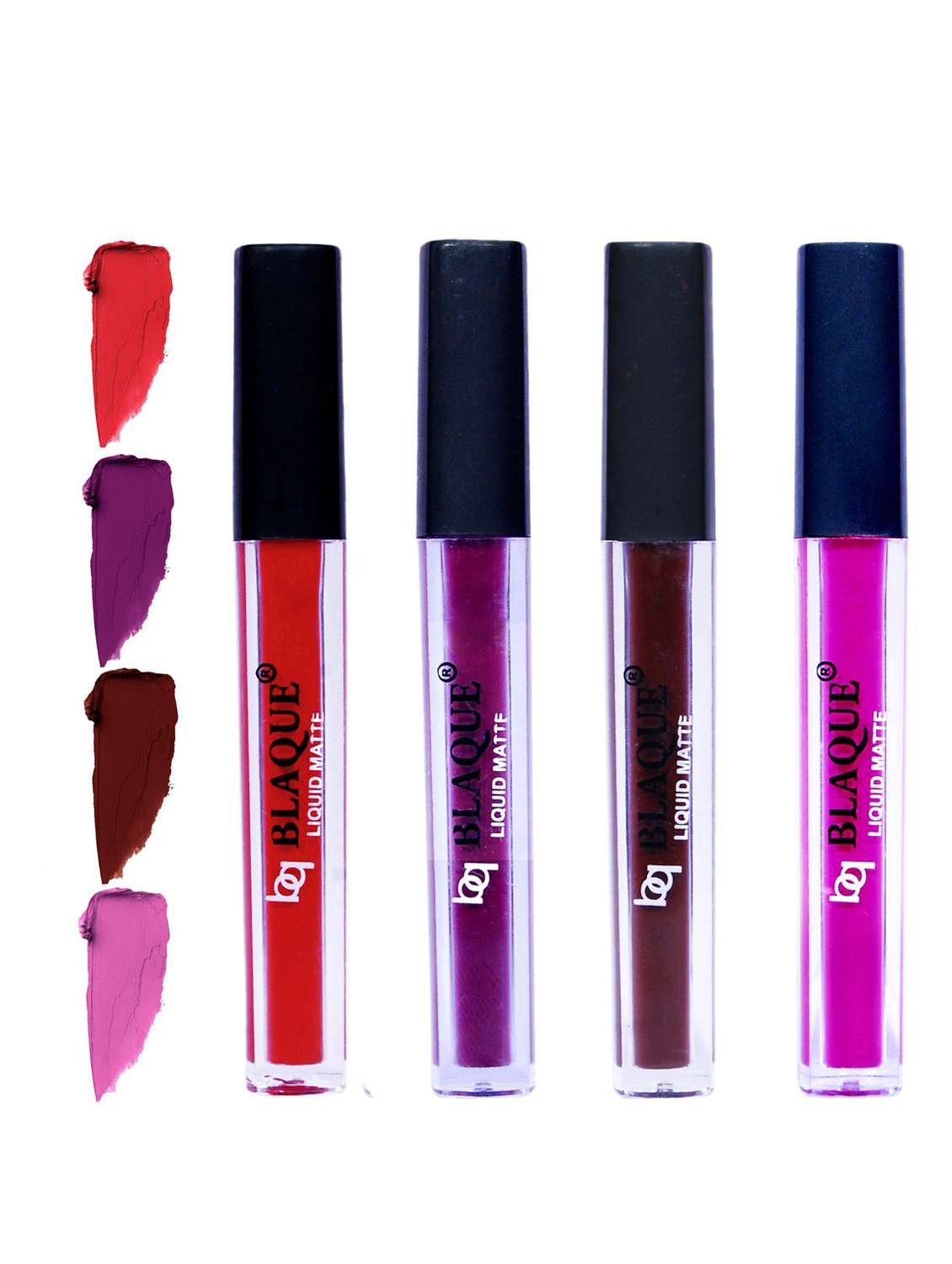matte liquid lipstick combo of 4 lip color # 101-103-106-117 - 18766992 -  Zoom Image - 0