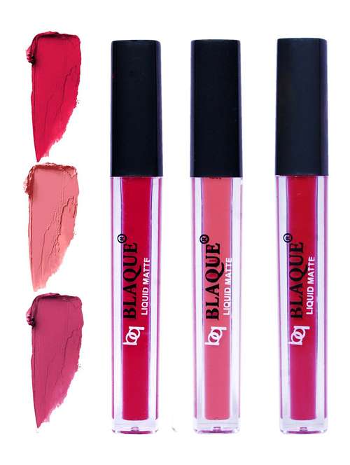 matte liquid lipstick combo of 3 lip color # 104-107-108 - 18767122 -  Standard Image - 0