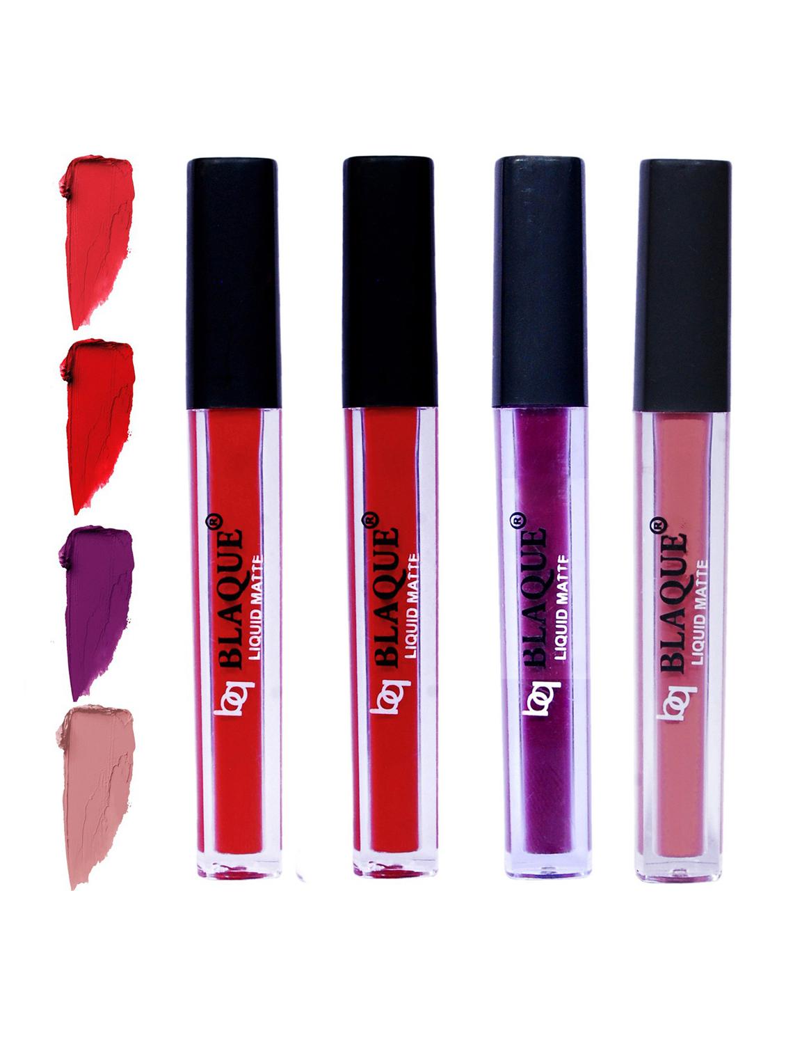 matte liquid lipstick combo of 4 lip color # 101-102-103-116 - 18767129 - Zoom Image - 0