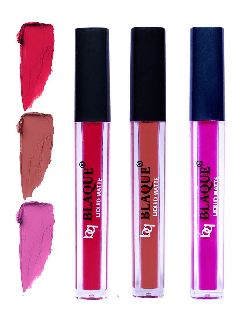 matte liquid lipstick combo of 3 lip color # 104-113-117