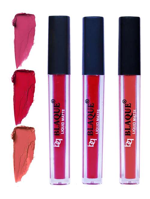 matte liquid lipstick combo of 3 lip color # 108-109-112 - 18767228 -  Standard Image - 0