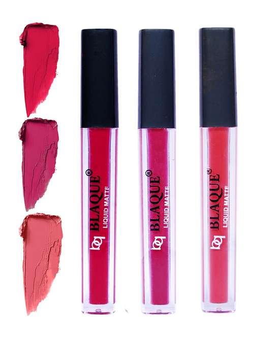 matte liquid lipstick combo of 3 lip color # 104-105-111 - 18767236 -  Standard Image - 0