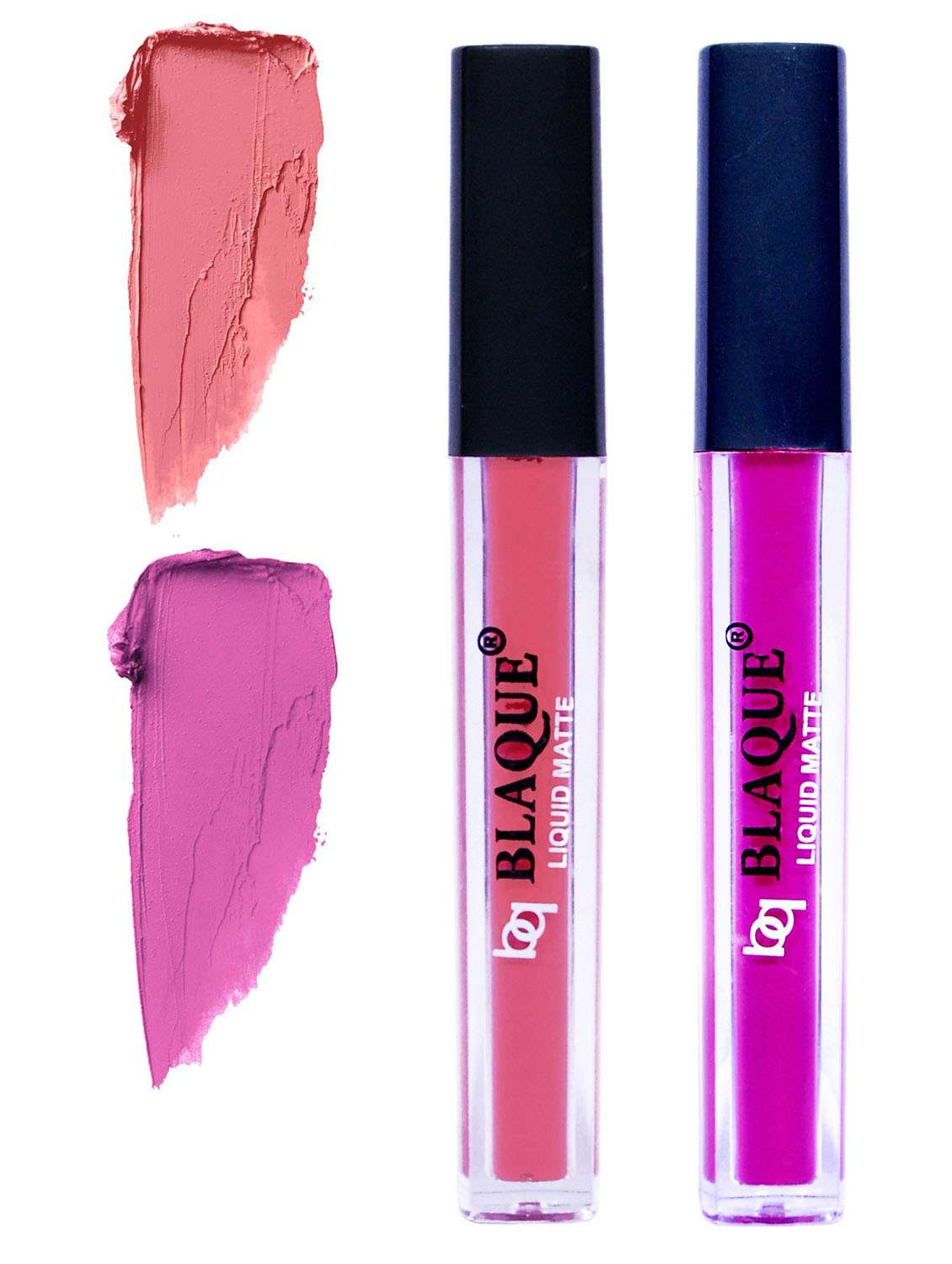 matte liquid lip gloss combo of 2 lipstick # 107-117