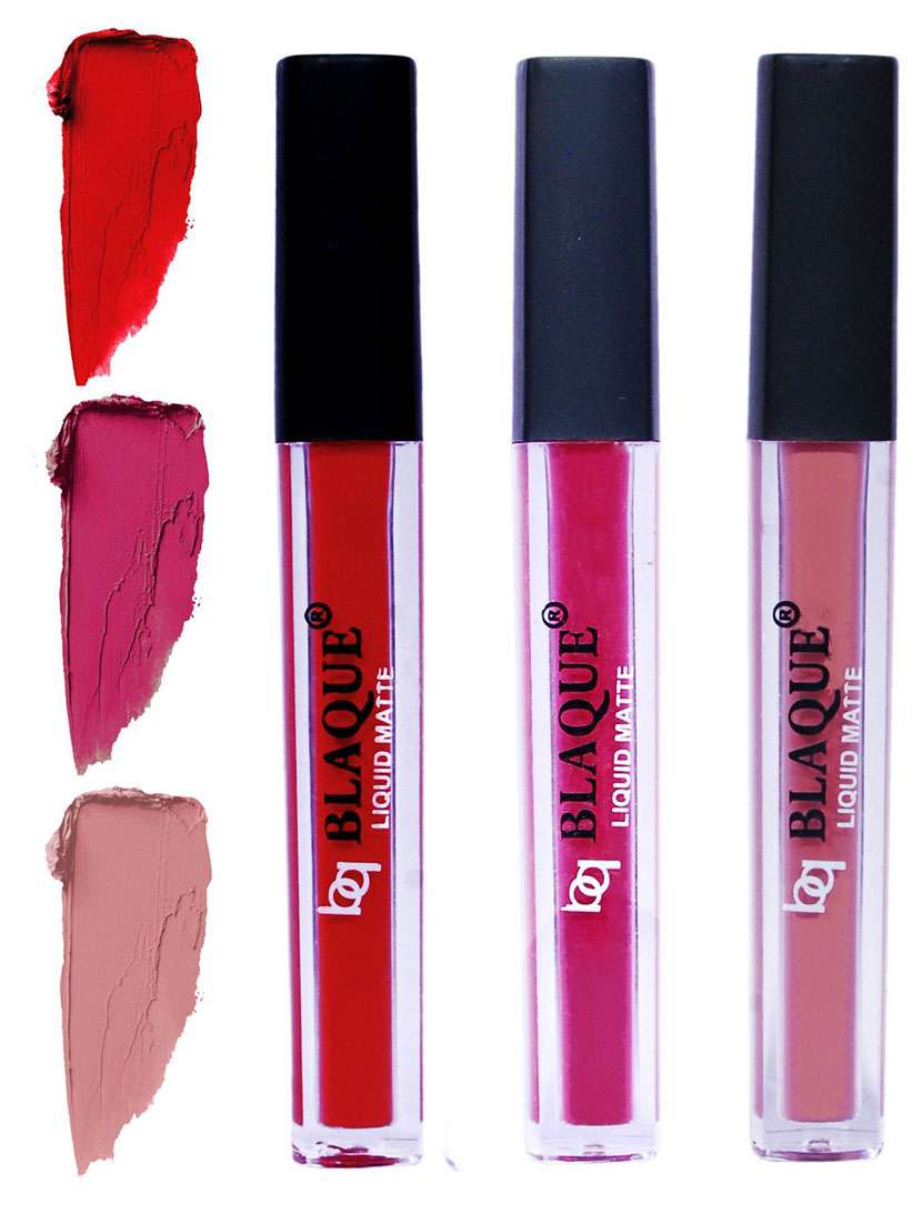matte liquid lip gloss combo of 3 lipstick # 102-105-116