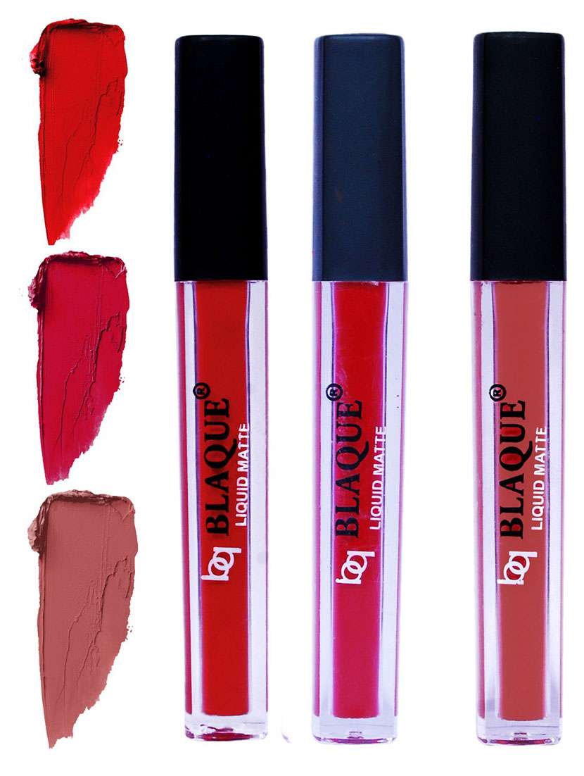 matte liquid lip gloss combo of 3 lipstick # 102-109-113